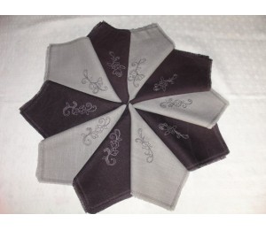 Stickserie - Flowers Line Art